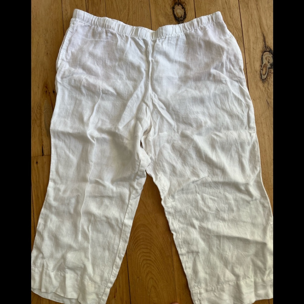 New J.Jill linen capris womens large petite